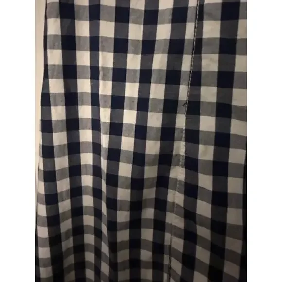 Blue Plaid J. Crew Dress Size 8 - Picture 4 of 9